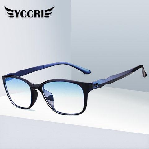 2022 lunettes Anti-bleu TR90 Anti-fatigue lunettes d'ordinateur hyperopie lunettes hommes lunettes de lecture Oculos Feminino 0-+ 400 ► Photo 1/6
