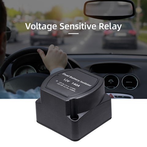 12V 140A tension sensible relais batterie isolateur automatique charge relais voiture accessoires voiture batterie relais ► Photo 1/6