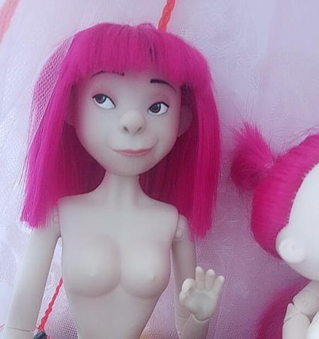 Tête de poupée pour fille, maquillage, Salon, bricolage, cadeau d'anniversaire pour enfants, 1 pièce ► Photo 1/6