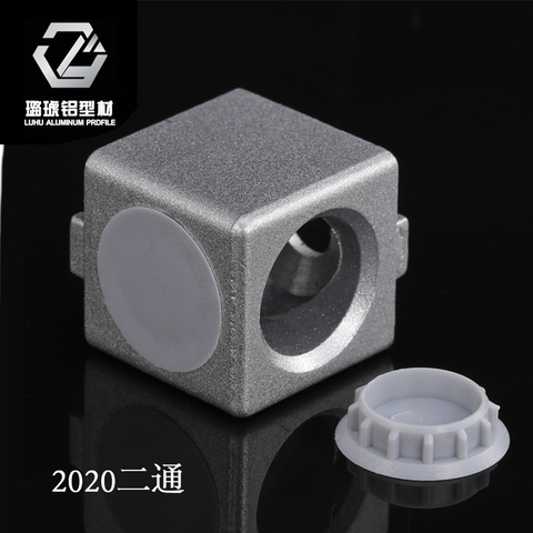 Connecteur d'angle Cube en aluminium, 4 pièces, 2022 3030 4040 4545, pour fixation, profil en aluminium ► Photo 1/4