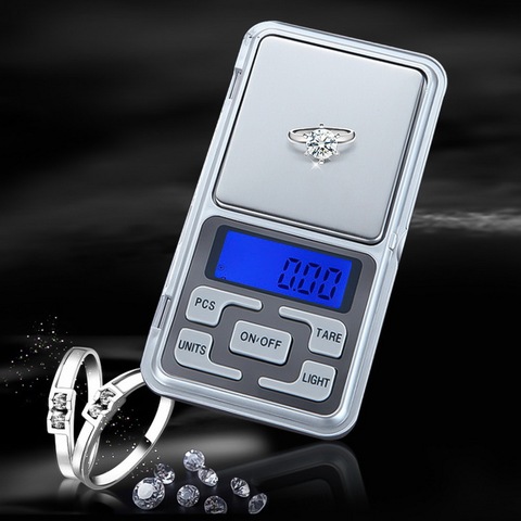 200g x 0.01g Mini balances numériques de précision pour Bijoux en or balance en argent Sterling Bijoux 0.01 poids balances électroniques ► Photo 1/6