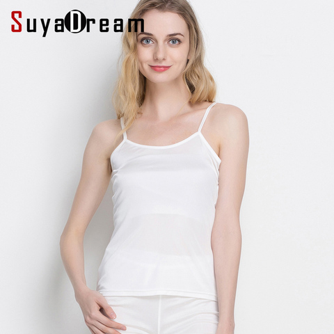 SUYADREAM – camisole à bascule en soie véritable pour femme, débardeur confortable en soie véritable, collection printemps et été 2022 ► Photo 1/6