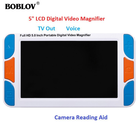 3-48X 5 pouces écran LCD portable loupe vidéo basse Vision aide à la lecture électronique numérique portable loupe portable ► Photo 1/1
