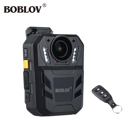 BOBLOV WA7-D corps porté caméra 32MP HD 1296P pantalon pour chien DVR enregistreur vidéo caméra de sécurité avec télécommande caméra de police ► Photo 1/6