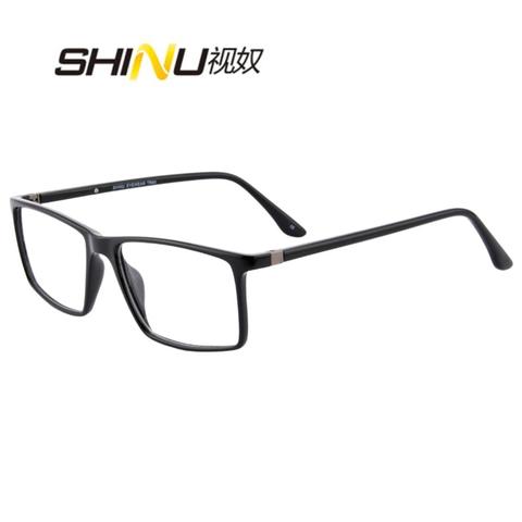 SHINU-lunettes de lecture multifocales tr90 hommes et femmes, monture optique, prescription, lentille en résine cr39 ► Photo 1/1