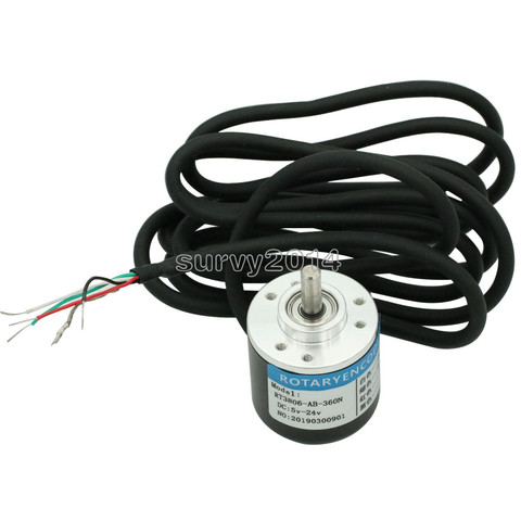 Codeur 360/600P/R DC 5V-24V, 360p 600p, 2 Phases, 6mm, pour la mesure de déplacement ► Photo 1/4