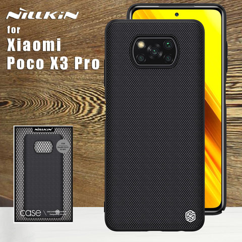 Nillkin – coque pour Xiaomi Poco X3 Pro, étui de protection arrière texturé, en fibre de nylon, TPU, PC, NFC ► Photo 1/6