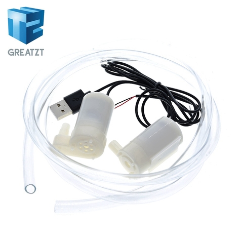 GREATZT – Mini-moteur de pompe à eau submersible, silencieux, DC 3-5 V, 70-120L/H, USB ► Photo 1/6