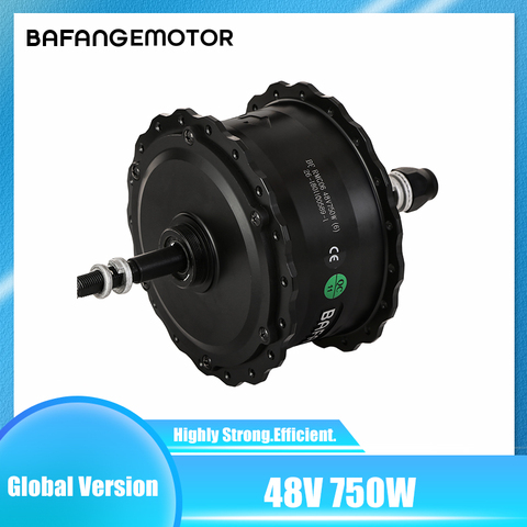 BAFANG 48 V 750 W Brushless Indexé Roue Libre Hub Moteur RMG06 DC 750 W Moteur Arrière VIEUX 175mm Roue Libre vélo électrique Arrière Hub Moteur ► Photo 1/6