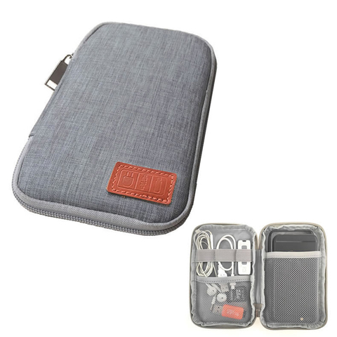 Rangement souple organisateur sac Protection étui de jeu HDD écouteur MP3 MP4 lecteur de musique câble téléphone carte bancaire pochette à glissière ► Photo 1/6