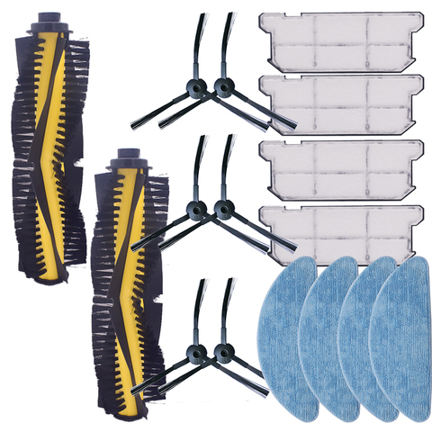 Robot aspirateur pièces détachées Kits rouleau Main côté brosse tissu vadrouille filtre Hepa pour Ilife V7S pro v7s V7s plus V7 ► Photo 1/6