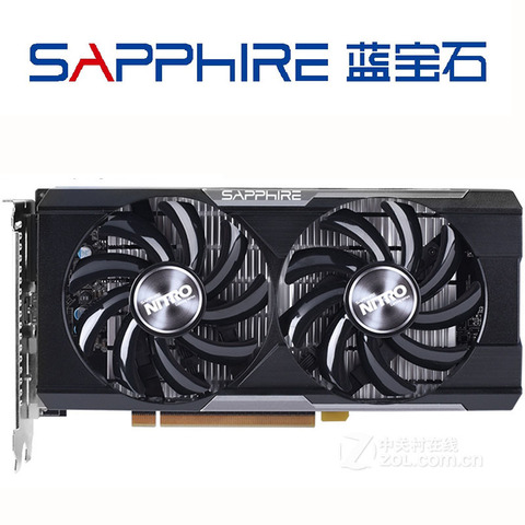 SAPPHIRE – carte graphique R7 350 D5 2 go GDDR5 R7-350 bits d'occasion, composant pc, compatible avec AMD R7 série Radeon R7 350 R7350, HDMI, DVI, VGA ► Photo 1/5