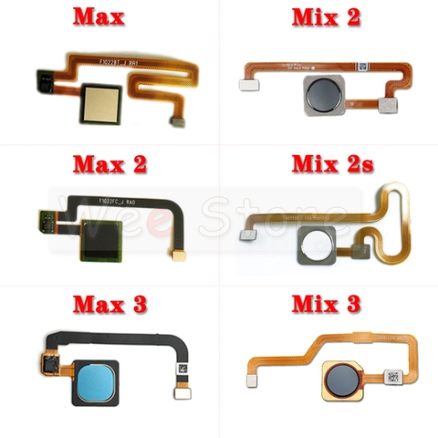 Capteur d'empreintes digitales avec câble flexible, bouton arrière, pour Xiaomi Mi Max Mix 2 2s 3 ► Photo 1/1