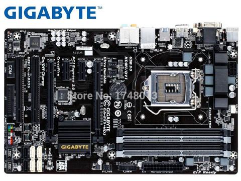 Gigabyte – carte mère GA-B85-HD3 originale h81, composant pour ordinateur de bureau, compatible avec processeurs intel LGA 1150, mémoire DDR3 32 go, B85-HD3, produit d'occasion ► Photo 1/3