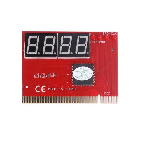 Carte PCI d'appareil de contrôle d'analyseur de Diagnostic de carte mère de carte mère de Code à 4 chiffres de PC avec le double affichage de code postal ► Photo 1/6