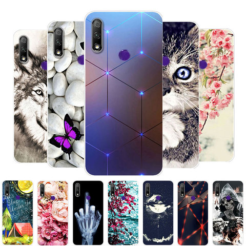 Pour Coque tp-link Neffos X20 Pro Coque Silicone peint Coque arrière souple Coque de téléphone pour tp-link Neffos X20 X 20 X20Pro pare-chocs ► Photo 1/6