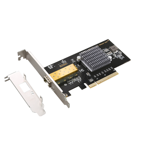 Carte réseau PCI Express 10 go/s, adaptateur, avec puce Intel 82599 ► Photo 1/5