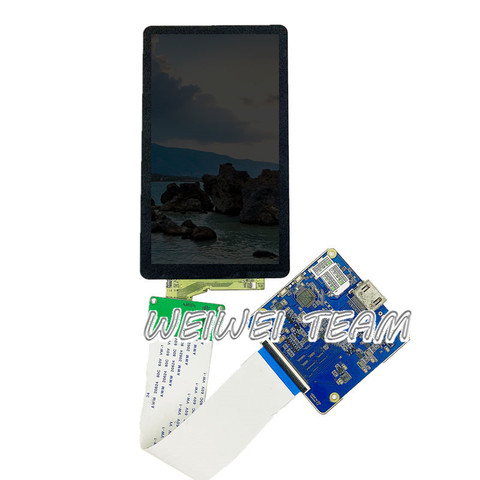 Écran LCD 4K de 5.5 pouces pour imprimante 3D Phrozen Shuffle, résine DLP/SLA, photopolymérisation, carte de pilote Mipi, protection en verre ► Photo 1/5