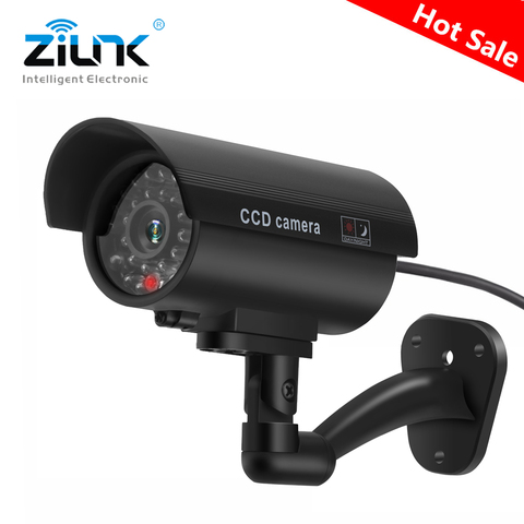 Fausse caméra factice balle étanche en plein air intérieur sécurité CCTV Surveillance caméra clignotant rouge LED livraison gratuite ► Photo 1/6