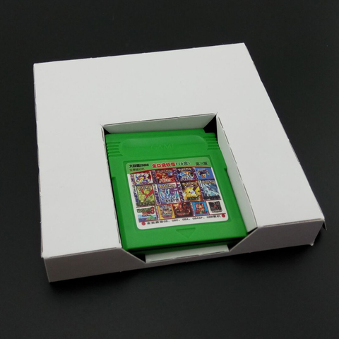 Pour GBA ou pour GBC Carton 120*120MM Carton intérieur incrustation insertion plateau jeu cartouche plateau version américaine ► Photo 1/6