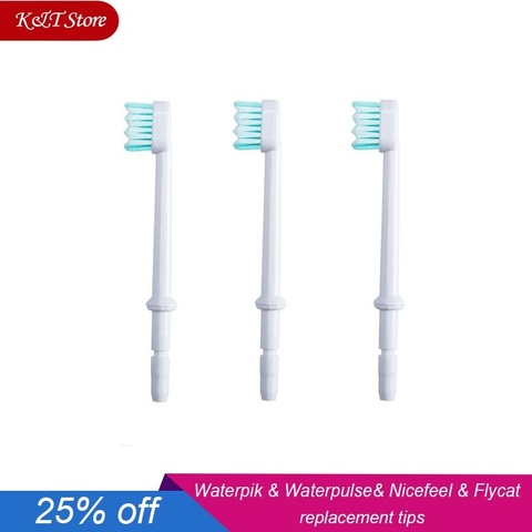 Tête de brosse à dents de rechange pour Waterpulse Waterpik Nicefeel embouts de Jet Flycat buses dentaire fil d'eau accessoire d'irrigateur Oral ► Photo 1/6