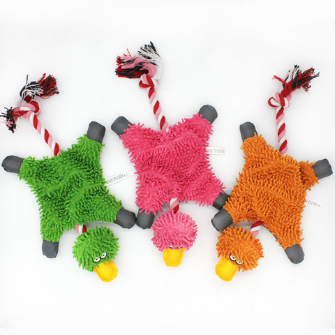 Jouets en forme d'animaux pour petits chiens, accessoires pour chiots et chiots en peluche, jouet à mâcher avec cordes, chiots, fournitures pour chiots ► Photo 1/6