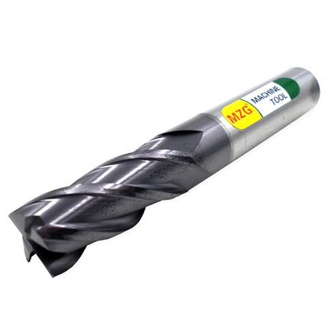 MZG remise prix coupe HRC50 4 flûte 4mm 5mm 6mm 8mm 12mm alliage carbure fraisage en acier au tungstène fraise fraise en bout ► Photo 1/6