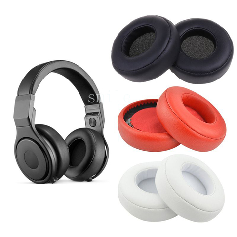 Coussinets d'oreille en cuir de remplacement, 1 paire, housse de coussin d'oreille pour Beats By Dr. Dre Pro Detox, accessoires pour écouteurs ► Photo 1/6