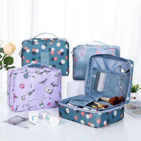 Femmes Voyage Organization de Beauté Cosmétique Make up Stockage Mignon Lady Wash Sacs À Main Pochette Accessoires Fournitures point Produits ► Photo 1/6