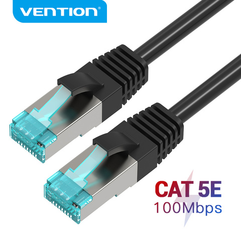 Vention Cat5E câble Ethernet Cat5 E FTP câble de raccordement RJ45 réseau câble Ethernet pour ordinateur routeur chargeur ordinateur portable Ethernet ► Photo 1/6