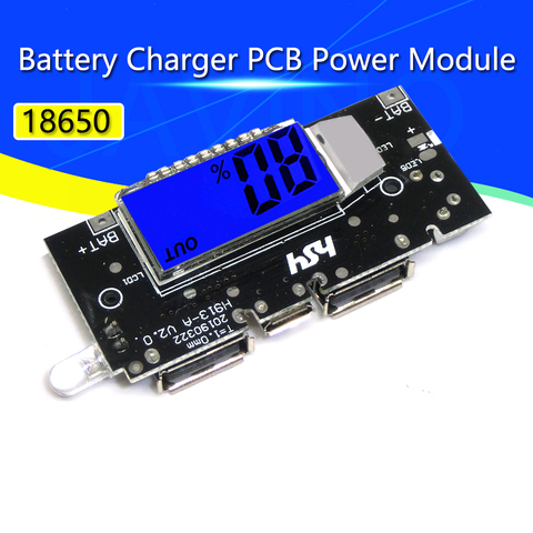 Protection automatique! Chargeur de batterie au Lithium 5V 1a 18650 a, double USB, Module de charge LCD numérique ► Photo 1/6