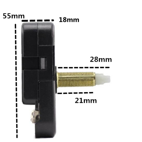 Mécanisme d'horloge silencieuse bricolage, horloge à Quartz moderne à suspendre montre murale, arbre de mouvement de 28mm, outils de réparation et de remplacement, 10 ensembles ► Photo 1/6