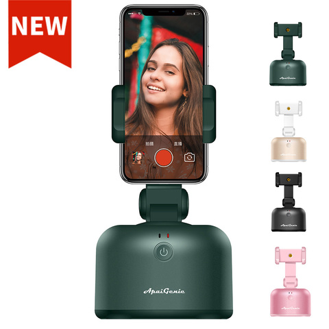 APAI GENIE suivi intelligent Selfie bâton 360 ° Rotation automatique visage objet suivi téléphone caméra support de trépied pour Photo Vlog en direct ► Photo 1/6