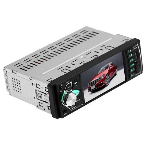 Autoradio universel MP5, Bluetooth, FM, 4.1 pouces, 1 Din, lecteur multimédia, Audio stéréo, commande au volant, pour voiture ► Photo 1/1