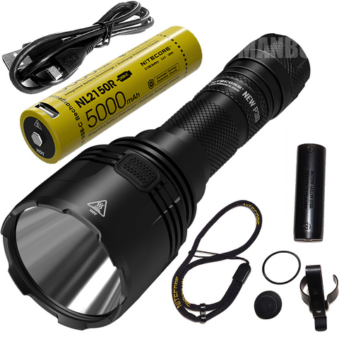 2022 NITECORE nouveau P30 avec NL2150R 5000mAh USB-C batterie Rechargeable + câble de charge 1000Lumen lampe de poche LED chasse étanche ► Photo 1/6