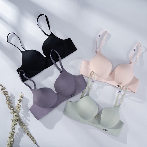 Soutien-gorge Push Up Sexy en U pour femmes, Lingerie sans couture, Bralette sans fil, à la mode, confortable, sous-vêtements intimes féminins ► Photo 1/6