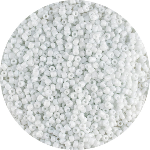 Perles de verre en cristal tchèque blanc, vente en gros, 500 pièces de 3mm, en vrac, pour bricolage, fabrication de bracelet, collier ► Photo 1/4