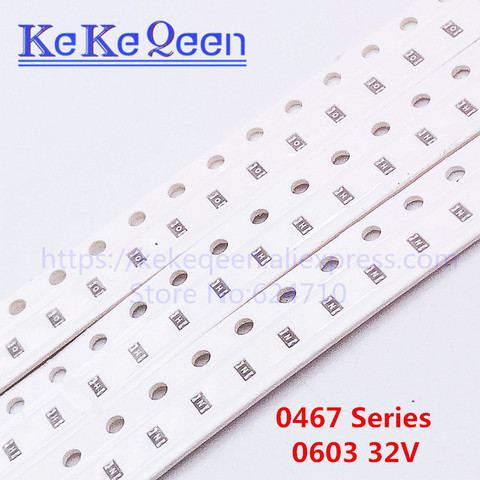 Fusible de montage de Surface, 10 pièces, 0467 467 SMD, action très rapide, 0603 32V, 0.25A, 0.375A, 0.75A, 1A 1.25A, 1.5A, 2A, 2.5A, 3A, 3.5A, 5A ► Photo 1/6