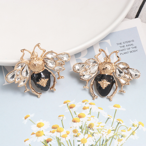 JUJIA – boucles d'oreilles Vintage Hyperbole en métal, nouvelle marque, bijoux pour femmes, style bohème, abeille, à la mode, vente en gros ► Photo 1/6