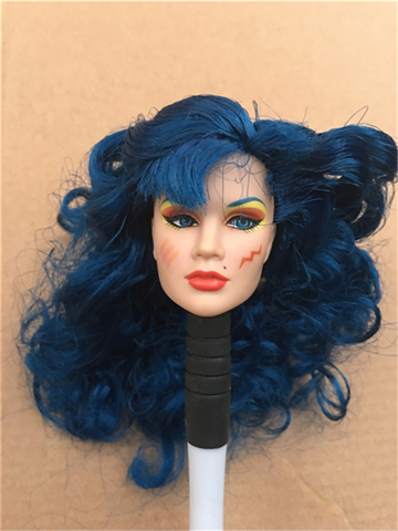 Vintagel – Collection limitée de cheveux bleus, Jem 1/6 FR, mode royauté intégrité MZ, corps de qualité mobile ► Photo 1/3