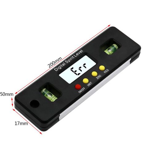 Mini niveau électronique d'inclinomètre de détecteur d'angle de rapporteur numérique avec magnétique ► Photo 1/6