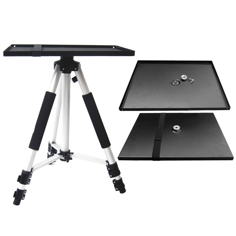 Besegad – support de plateau métallique universel 34x24cm, support de plate-forme pour projecteur trépied 3/8 pouces, support de moniteur pour ordinateurs portables ► Photo 1/4