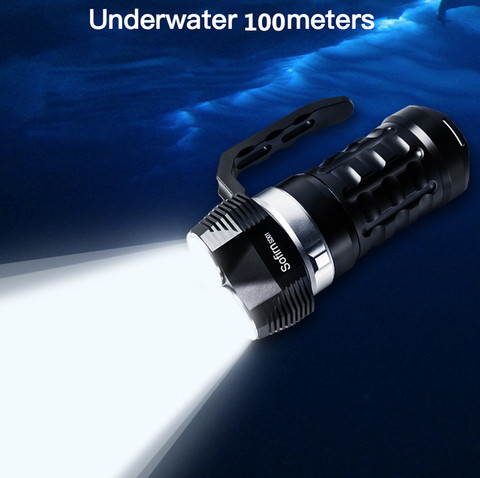 Sofirn – lampe de plongée puissante LED SD01, 6000lm, 3 * SST40, torche sous-marine, 4 Modes, interrupteur de commande magnétique ► Photo 1/6