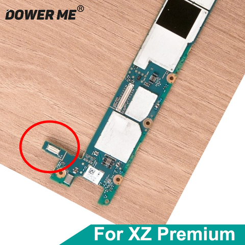 Dower moi sur la carte mère chargeur Port charge Dock câble flexible FPC connecteur pince prise pour Sony Xperia XZ Premium G8142 G8141 XZP ► Photo 1/3