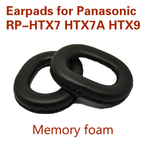 Oreillettes de remplacement de casque pour Panasonic RP-HTX7 HTX7A HTX9 coussinets d'oreille en mousse à mémoire souple housse de coussin pour Panasonic RP-HTX7 ► Photo 1/6