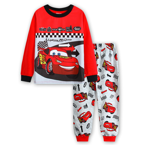 Pyjama pour bébés, costume pour enfants, collection automne-hiver Pixar voiture Lightning McQueen, vêtements de nuit pour enfants, pour la maison ► Photo 1/6