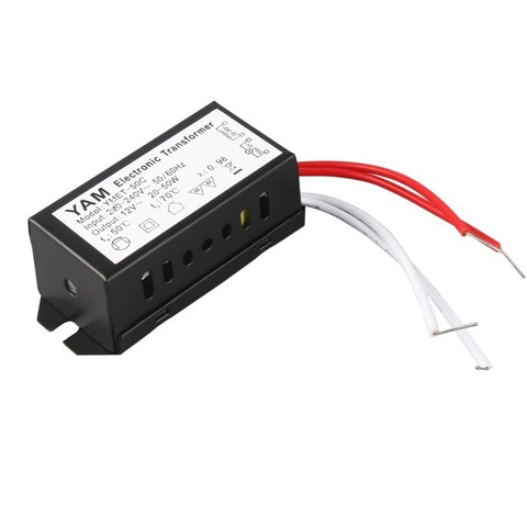 Transformateur électronique pour lampe halogène, alimentation LED, 220V à 12V, 20-50W ► Photo 1/6