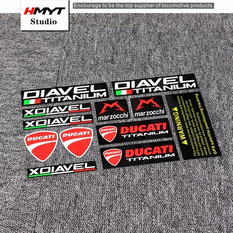 Autocollant décoratif et réfléchissant étanche, pour Ducati diavel, Hypermotard monster multistrada, Superbike ► Photo 1/6