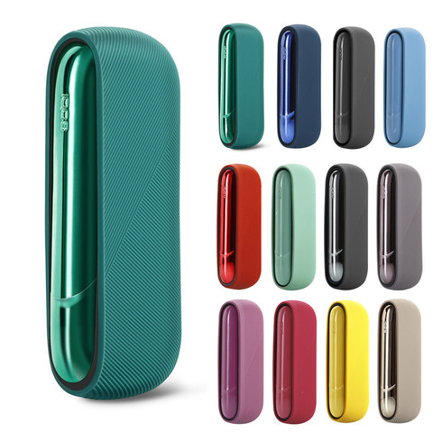 Étui en Silicone 12 couleurs + housse de porte pour IQOS 3 Duo, housse de protection complète, housse latérale remplaçable pour IQOS 3.0 ► Photo 1/6