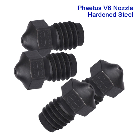 Phaeus – buse V6 en acier trempé, Filament haute température de 1.75mm pour extrudeuse V6 Hotend MK8 Bowden I3 MK2 MK3, pièces d'imprimante 3D ► Photo 1/6